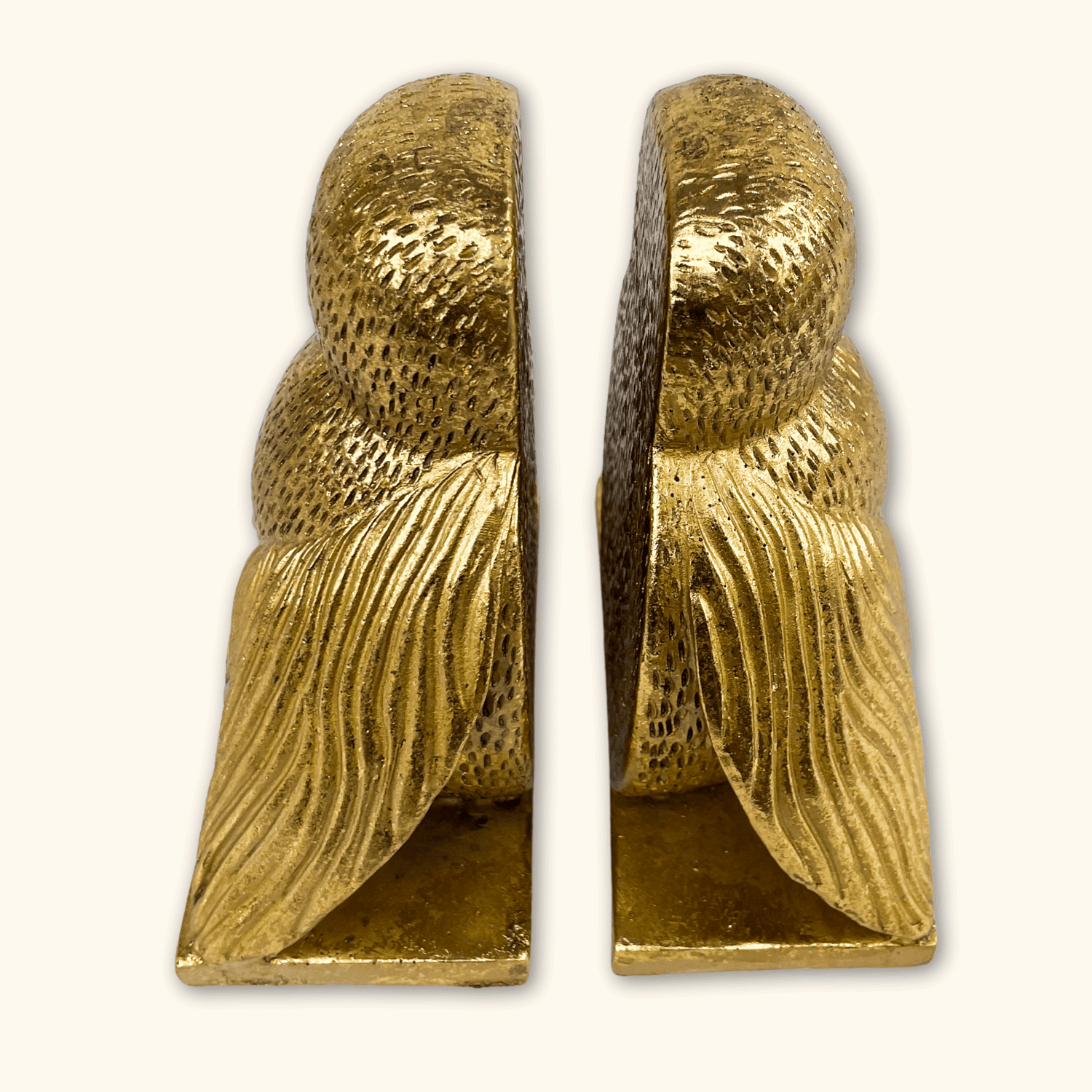 Gold Worker Bee Bookends -  - Decoration