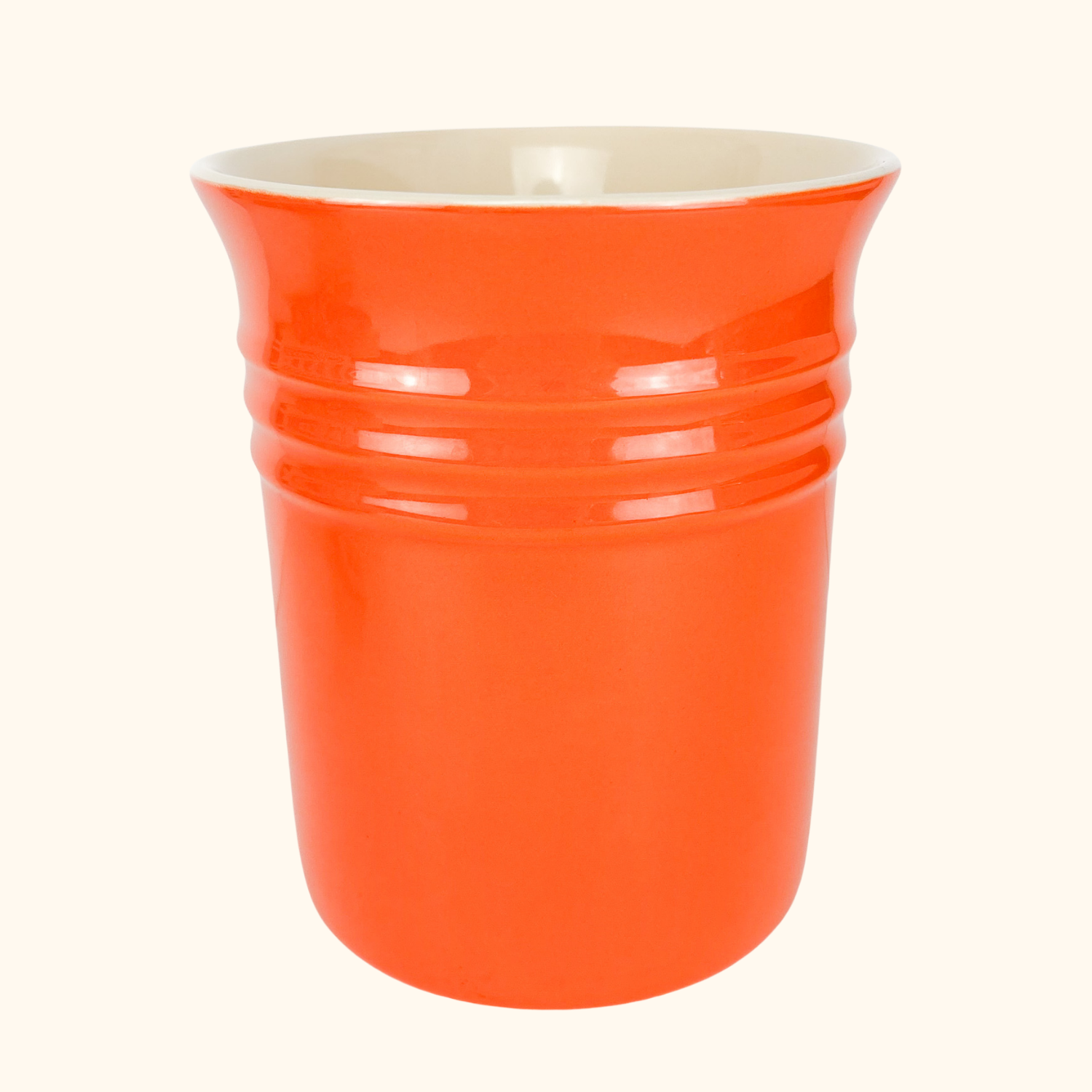Le Creuset Stoneware Orange Utensils Storage Jar 1.1L