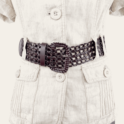 John Rocha Beige 100% Linen Short Sleeve Shirt - Size 10 John Rocha