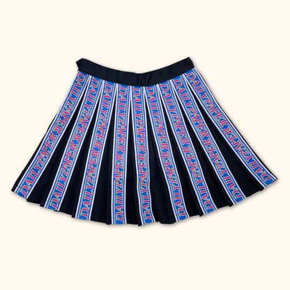Daily Paper Pleated Logo Mini Skirt - Size 8