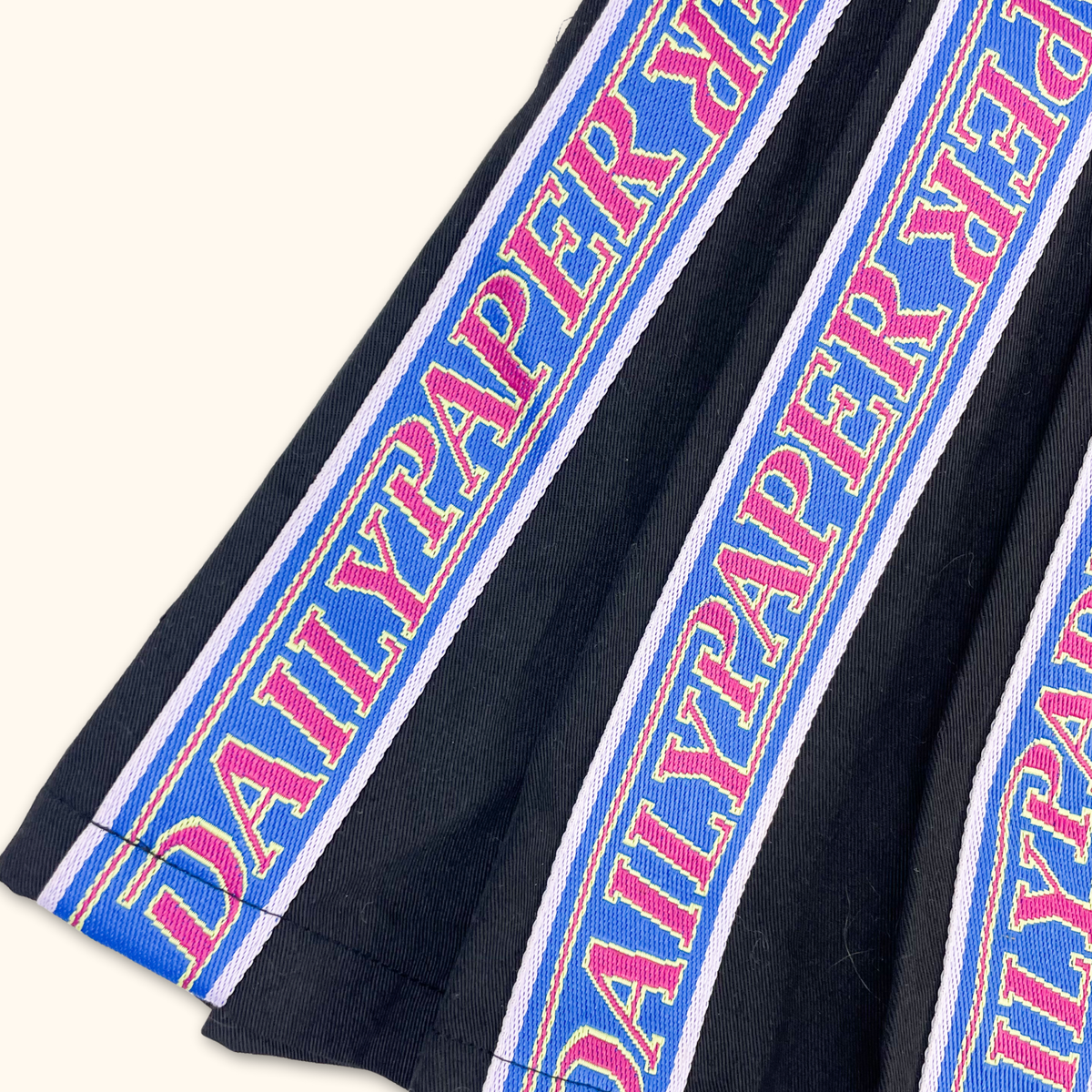 Daily Paper Pleated Logo Mini Skirt - Size Small