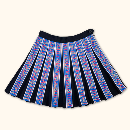 Daily Paper Pleated Logo Mini Skirt - Size 8