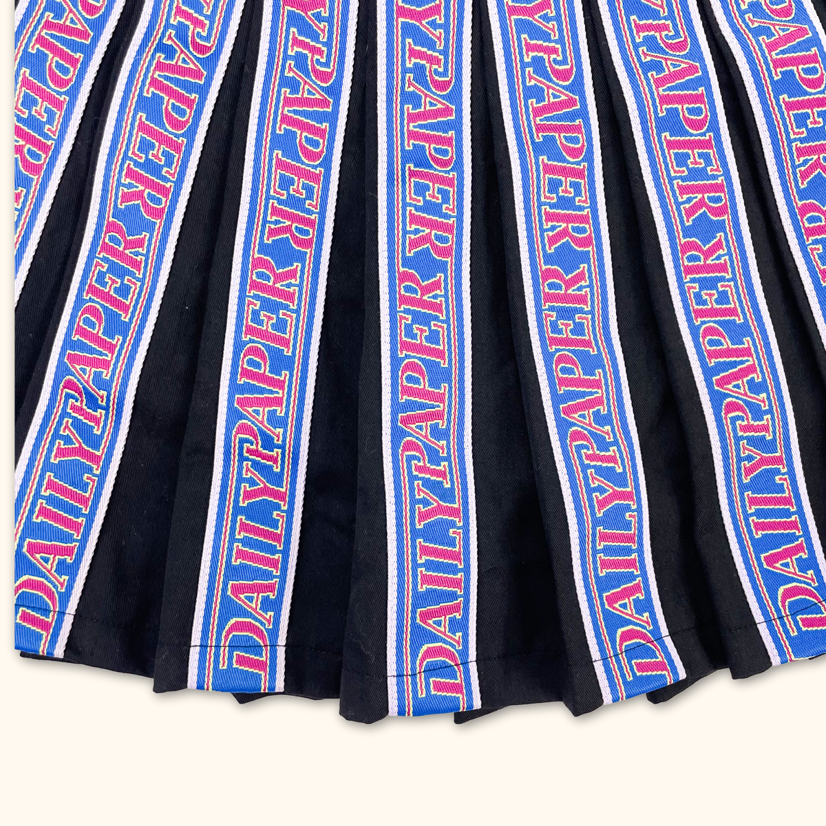 Daily Paper Pleated Logo Mini Skirt - Size Small