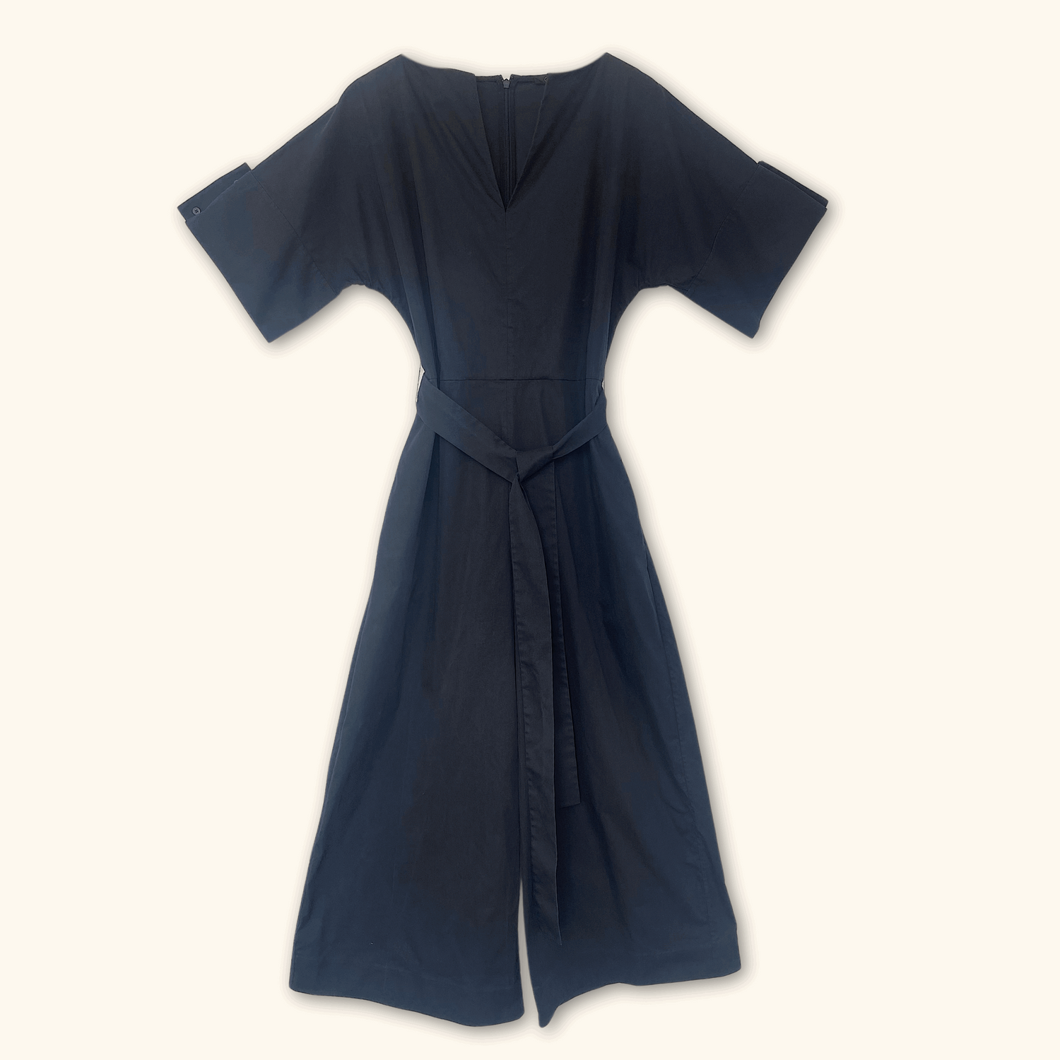 Cos Short Sleeve Navy Blue Jumpsuit - Size 12 - Cos - Jumpsuit