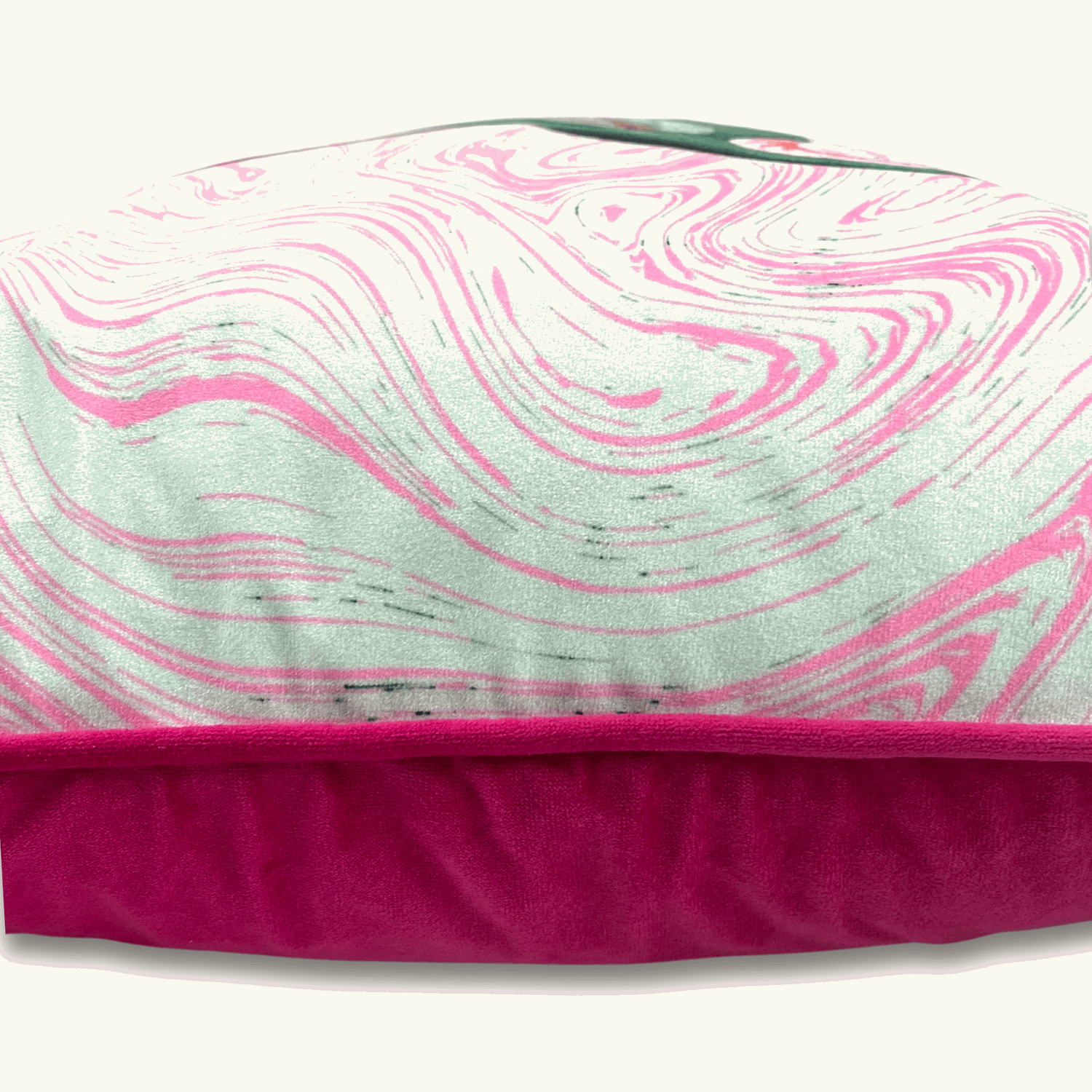 Velvet Bird Hot Pink Large Cushion Cover - Sunshine Thrift - Cushion covers