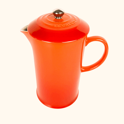 Le Creuset Volcanic Orange Stoneware Cafetière 1L -  - Kitchenware