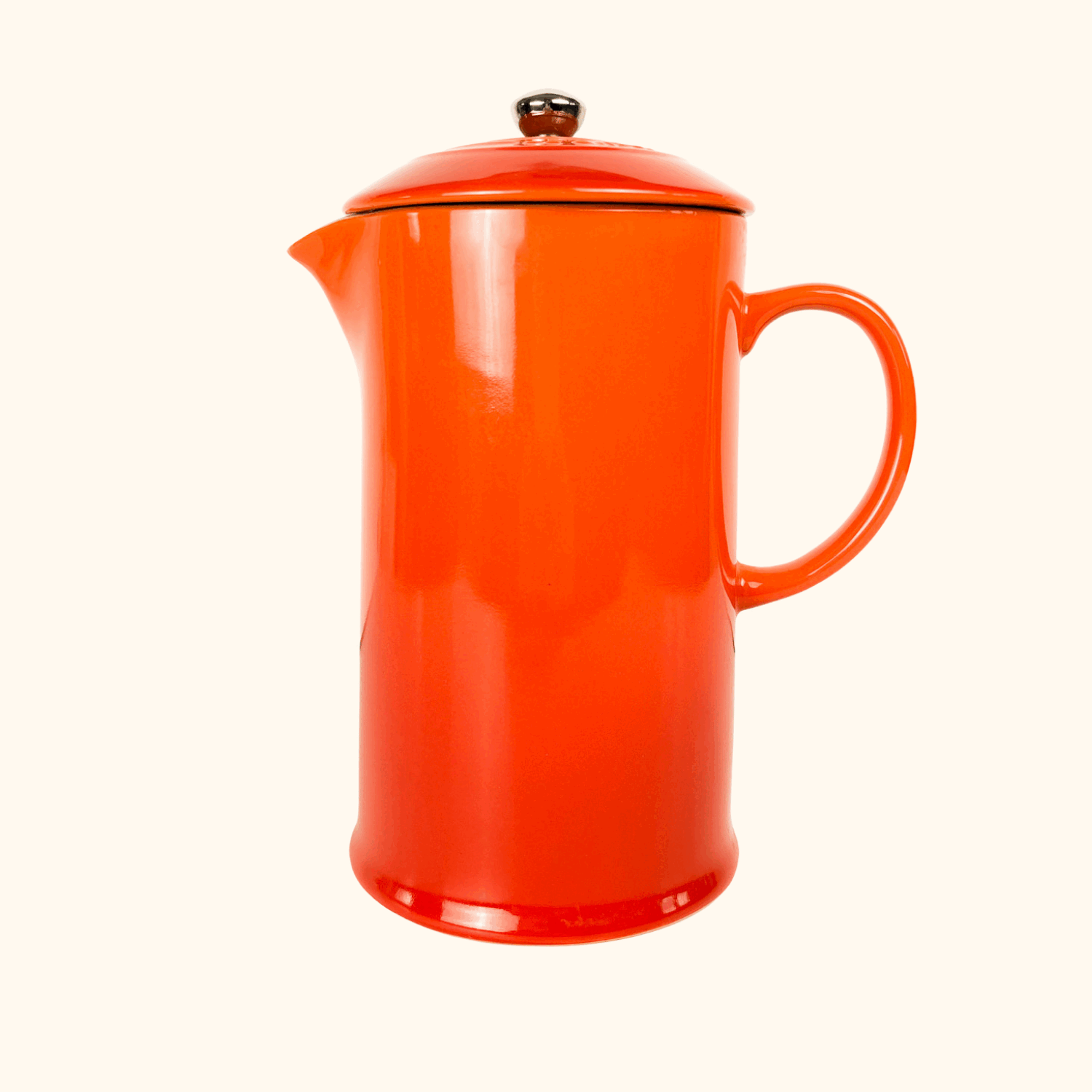 Le Creuset Volcanic Orange Stoneware Cafetière 1L -  - Kitchenware
