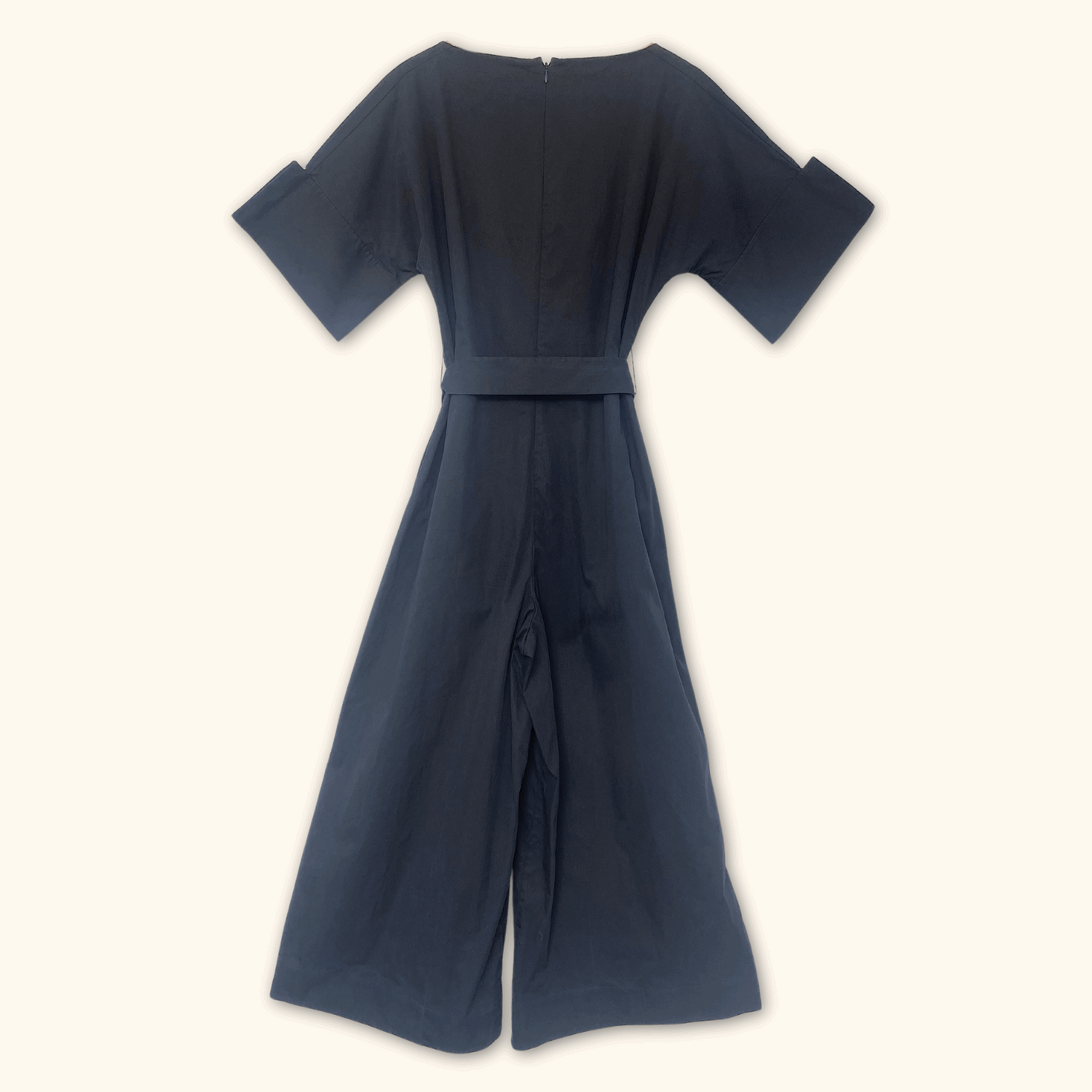 Cos Short Sleeve Navy Blue Jumpsuit - Size 12 - Cos - Jumpsuit