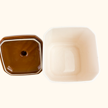 Japanese Made Ceramic Teddy Bear Cookie Jar Sunshine Thrift