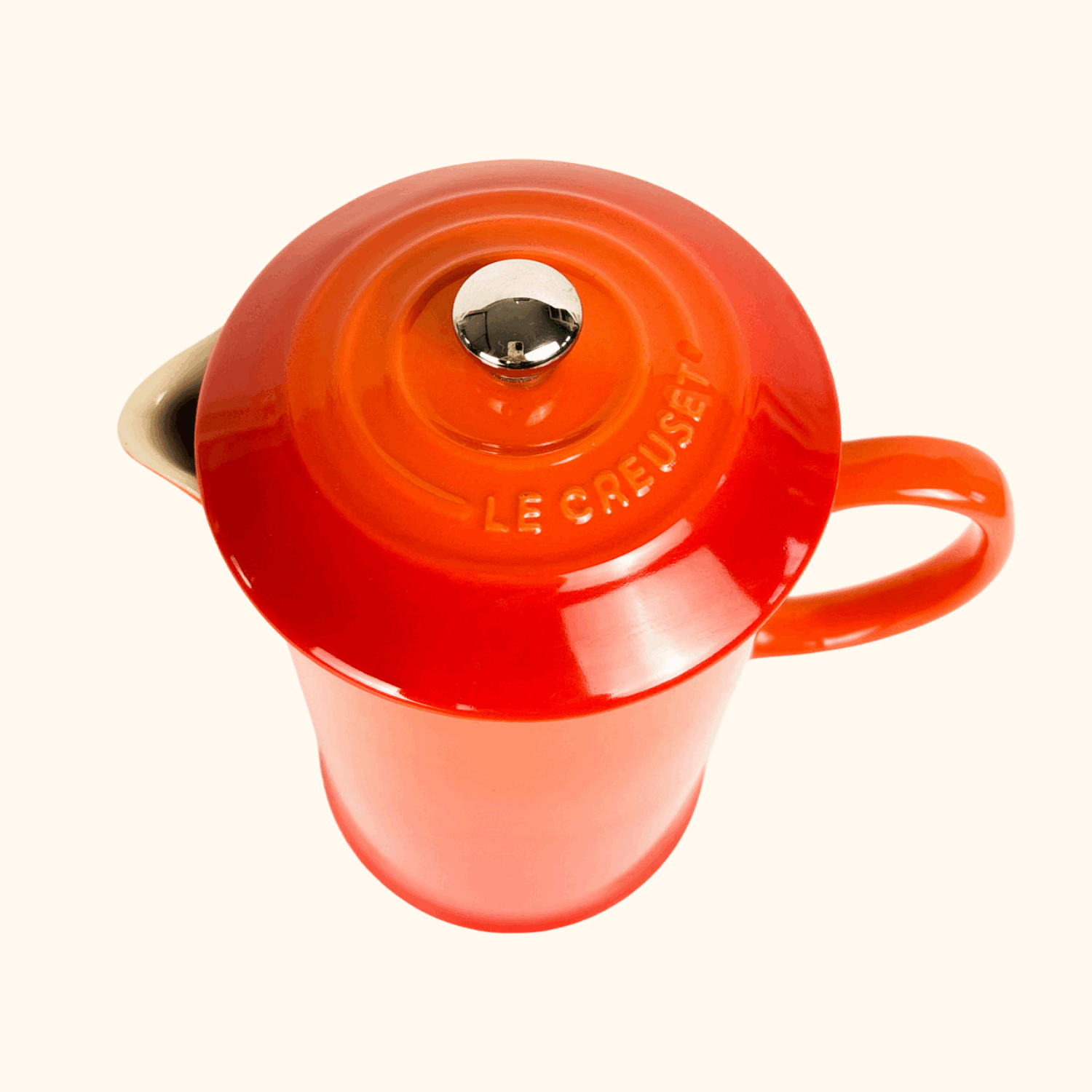 Le Creuset Volcanic Orange Stoneware Cafetière 1L -  - Kitchenware