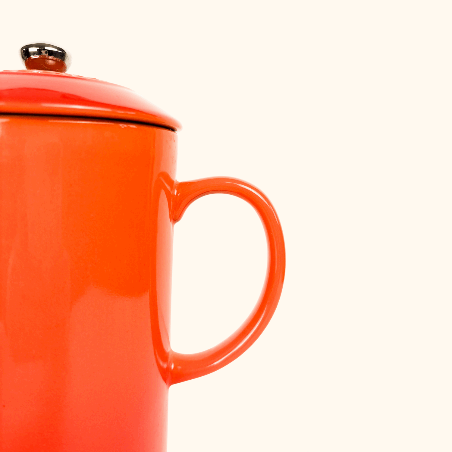 Le Creuset Volcanic Orange Stoneware Cafetière 1L -  - Kitchenware