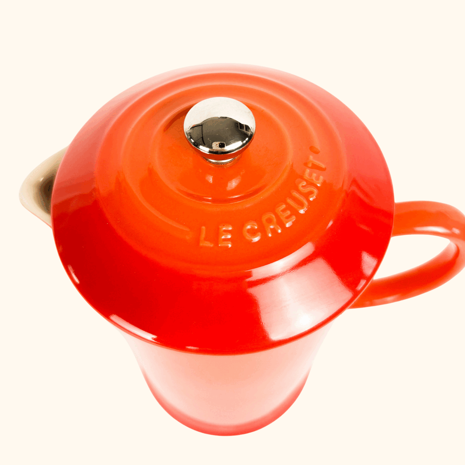 Le Creuset Volcanic Orange Stoneware Cafetière 1L -  - Kitchenware