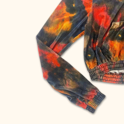 Urban Outfitters Tie Dye Cropped Zip Up Hoodie - Size Small - Urban Outfitters - Coats &amp; jackets