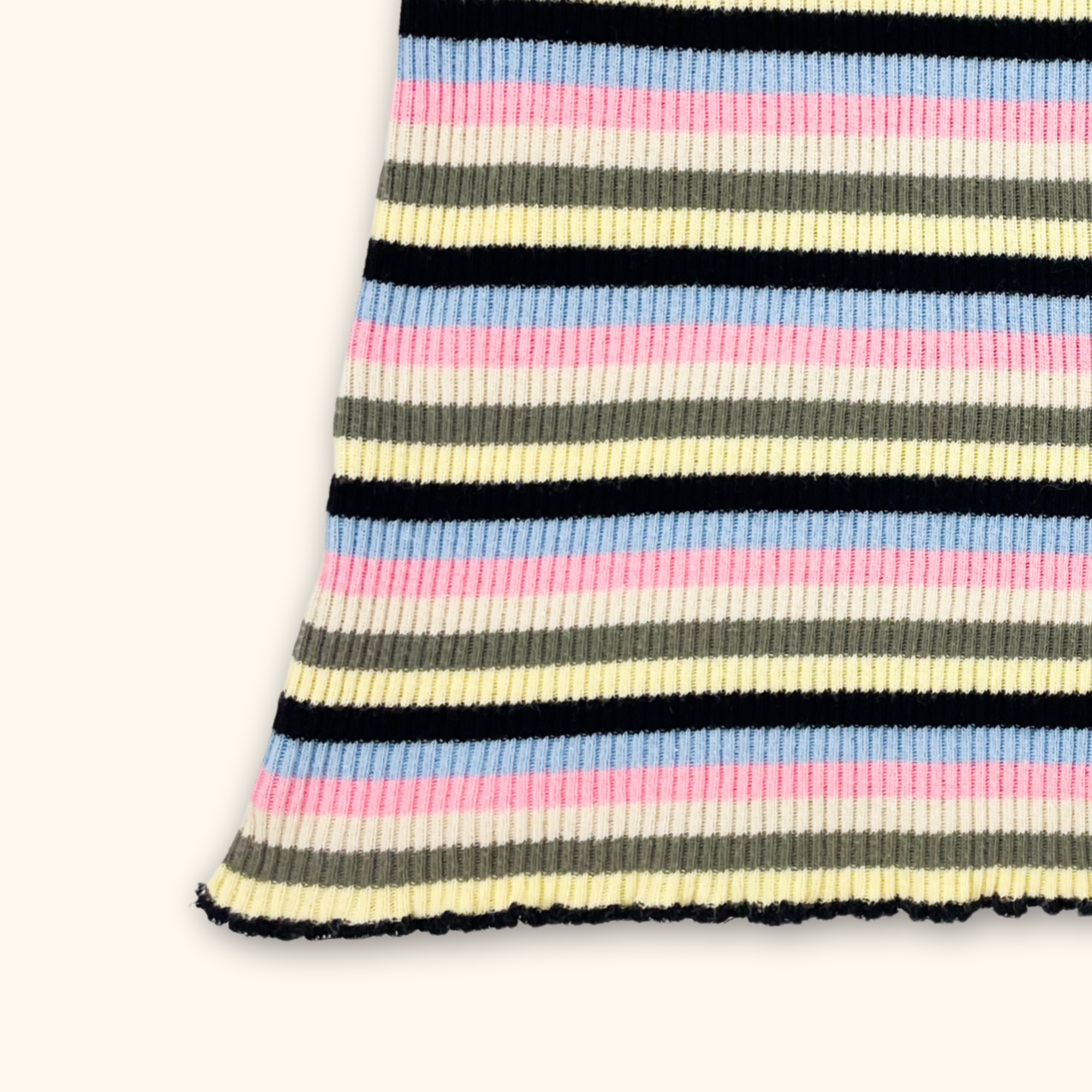 Topshop Striped Ribbed Bodycon Cami Dress - Size 6