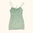 Topshop Mint Green Satin Mini Dress - Size 8 -  - Dresses