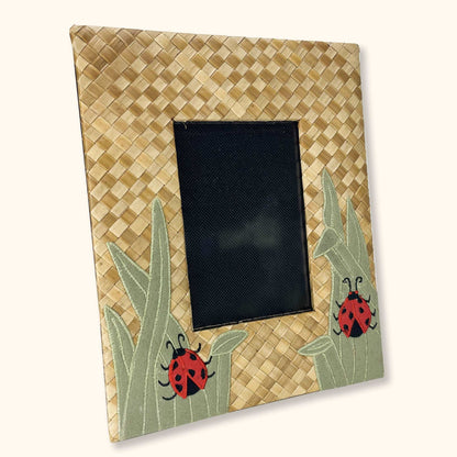 Ladybird Woven Large Picture Frame 6x4 - Sunshine Thrift - Frames