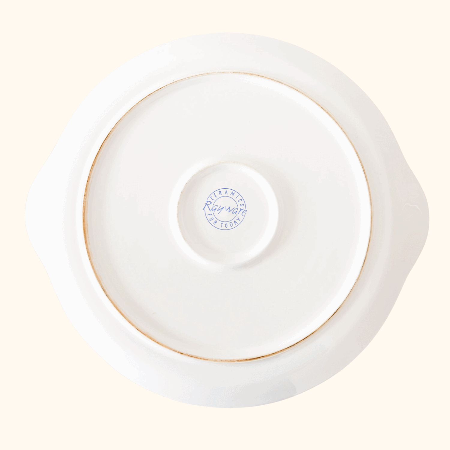 Vintage Rayware Pizza Recipe Serving Plate Rayware