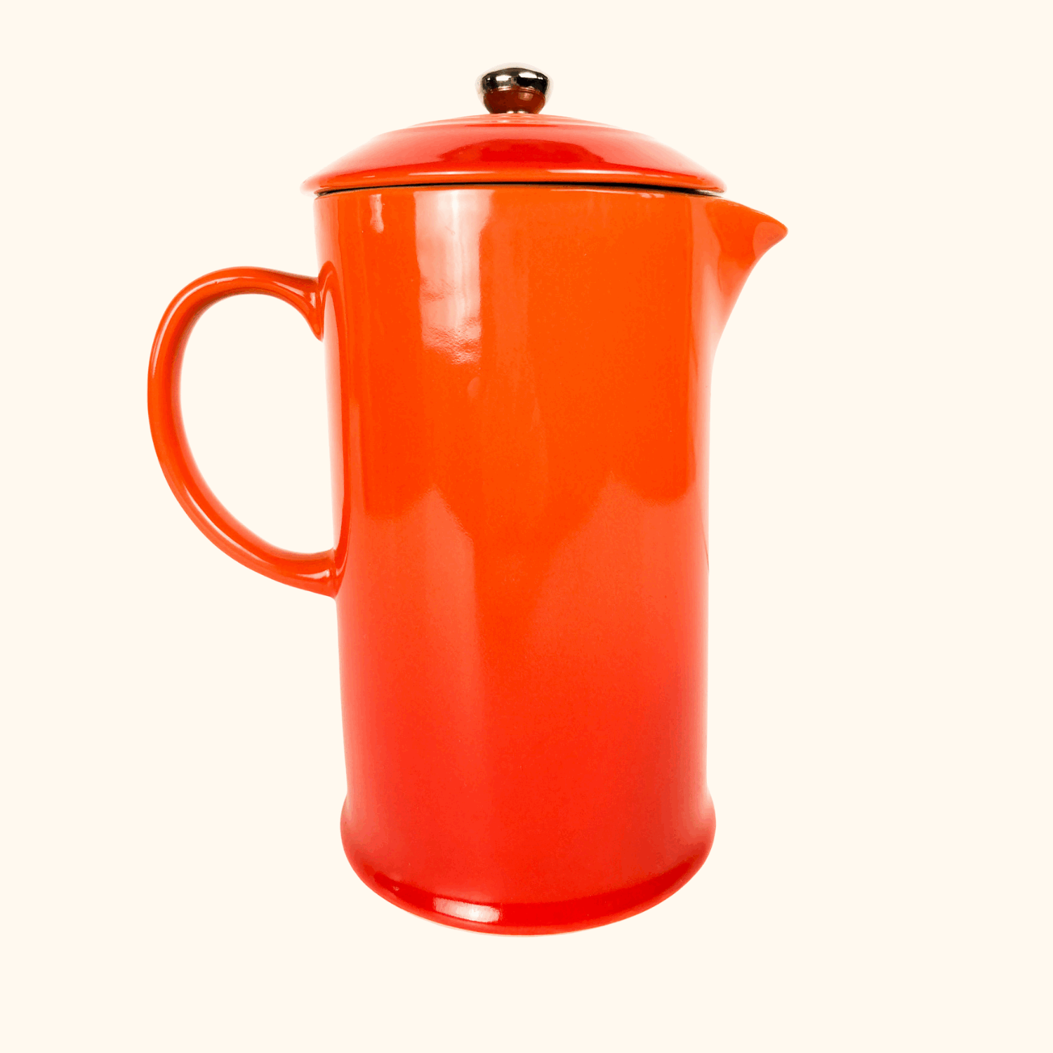 Le Creuset Volcanic Orange Stoneware Cafetière 1L -  - Kitchenware