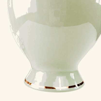 Large Mint Green Ceramic Jar Lamp Base Sunshine Thrift