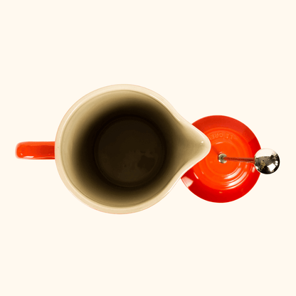 Le Creuset Volcanic Orange Stoneware Cafetière 1L -  - Kitchenware