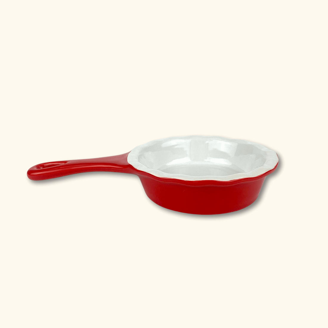 Modern Gourmet Foods Stoneware Red Pie Dish - Sunshine Thrift - Kitchenware