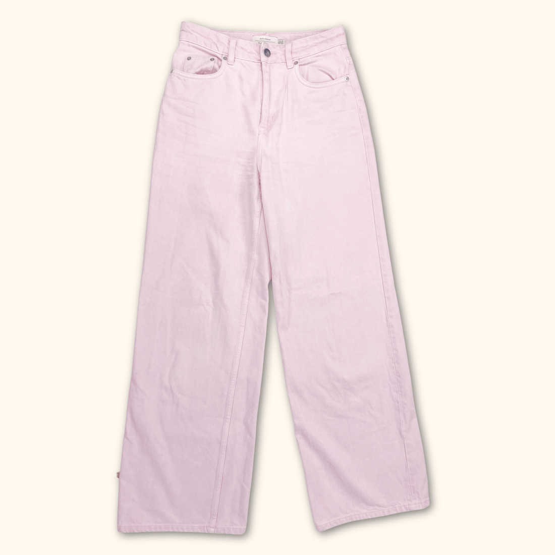 &amp; Other Stories Pink Wide Leg Jeans - Size W26