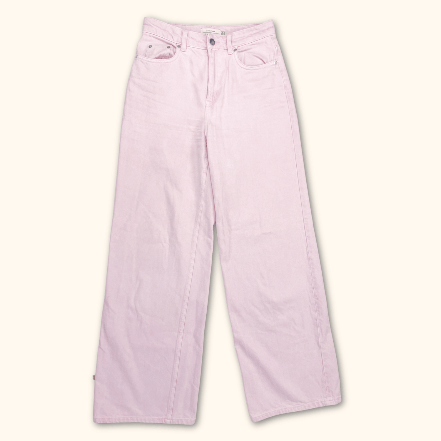 &amp; Other Stories Pink Wide Leg Jeans - Size W26