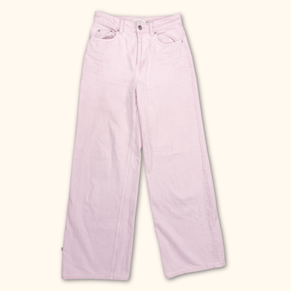 &amp; Other Stories Pink Wide Leg Jeans - Size W26
