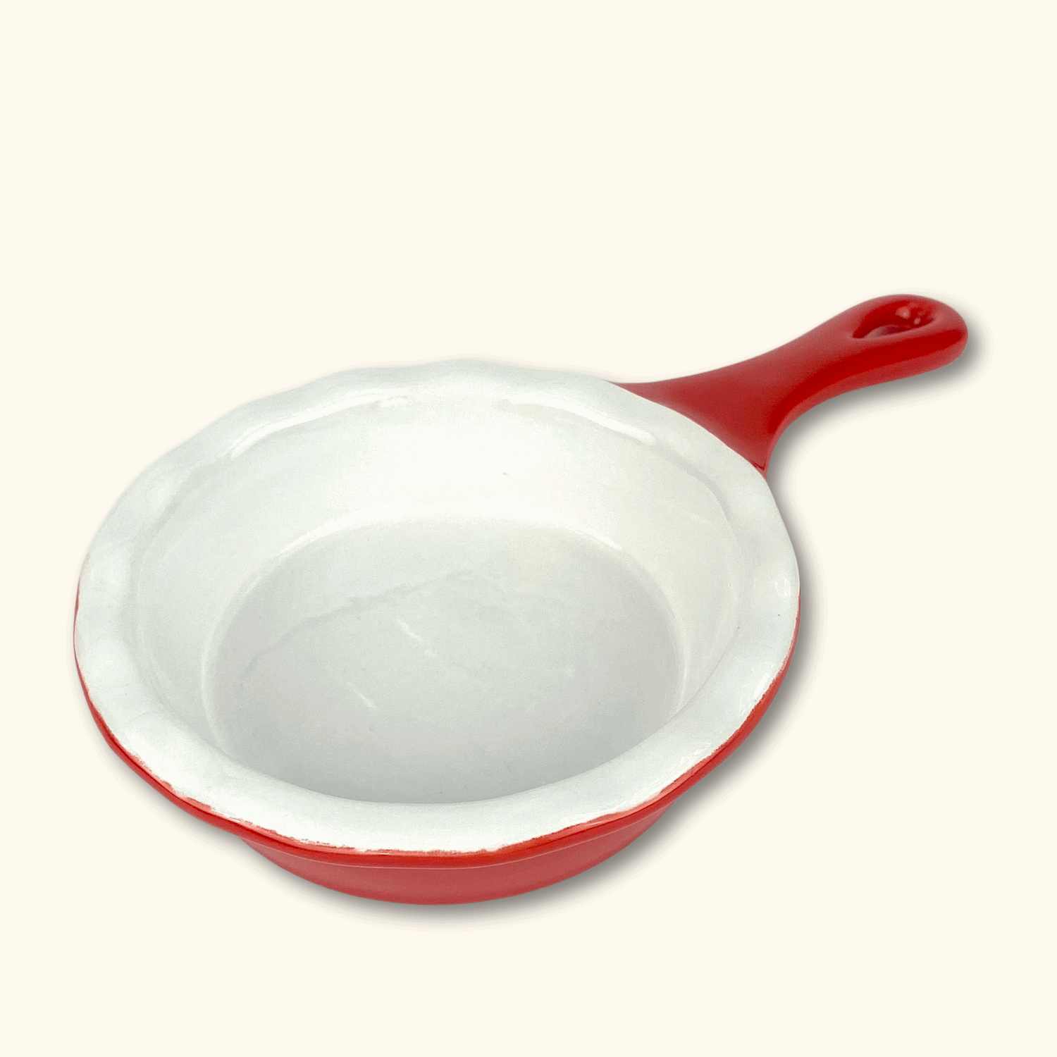 Modern Gourmet Foods Stoneware Red Pie Dish - Sunshine Thrift - Kitchenware