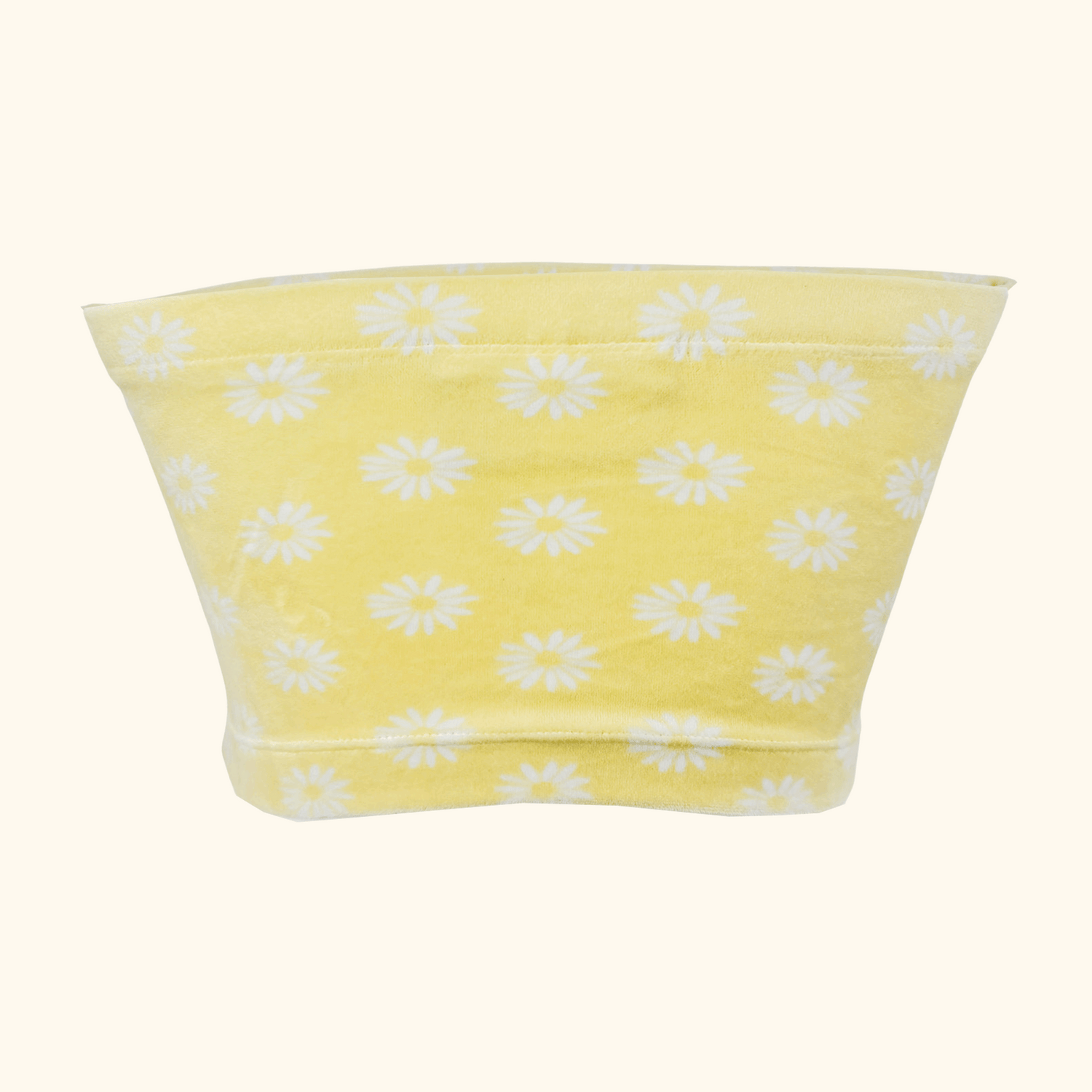 Juicy Couture Yellow Daisy Sparkle Bandeau Top - Size Small Juicy Couture