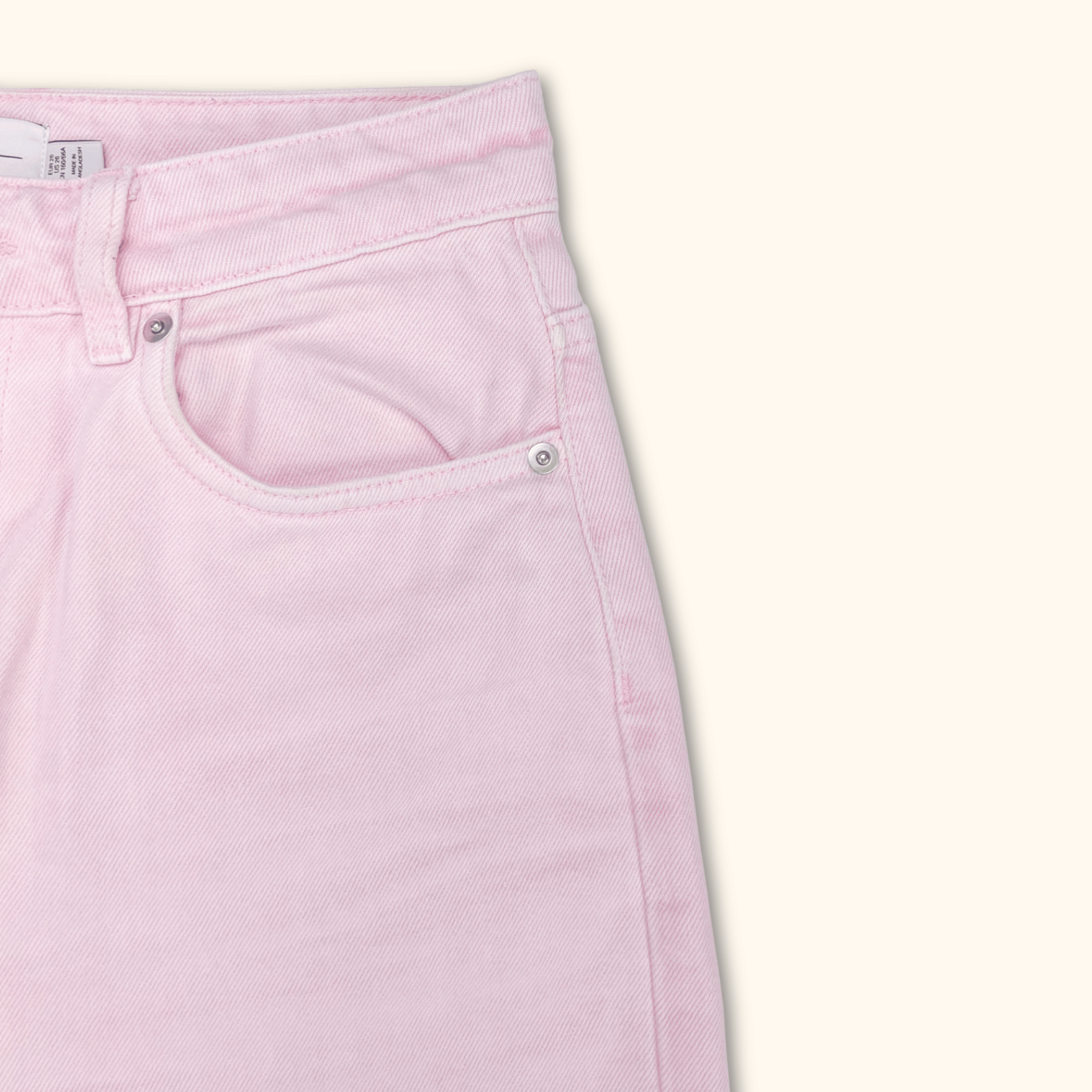 &amp; Other Stories Pink Wide Leg Jeans - Size W26