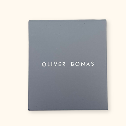 Oliver Bonas Tiny Silver Heart Stud Earrings in Box Oliver Bonas