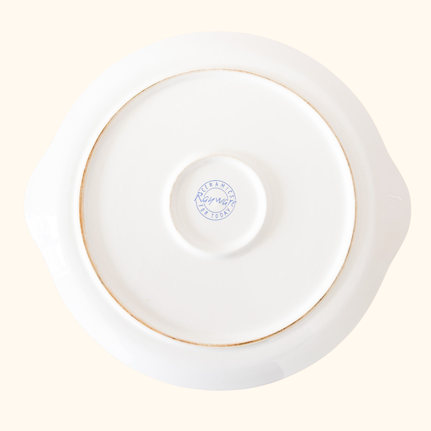 Vintage Rayware Pizza Recipe Serving Plate Rayware