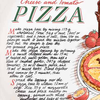 Vintage Rayware Pizza Recipe Serving Plate Rayware