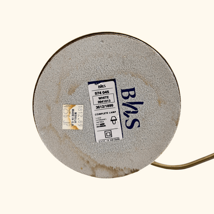 Vintage BHS Swan Neck Art Deco Floral Brass Lamp BHS