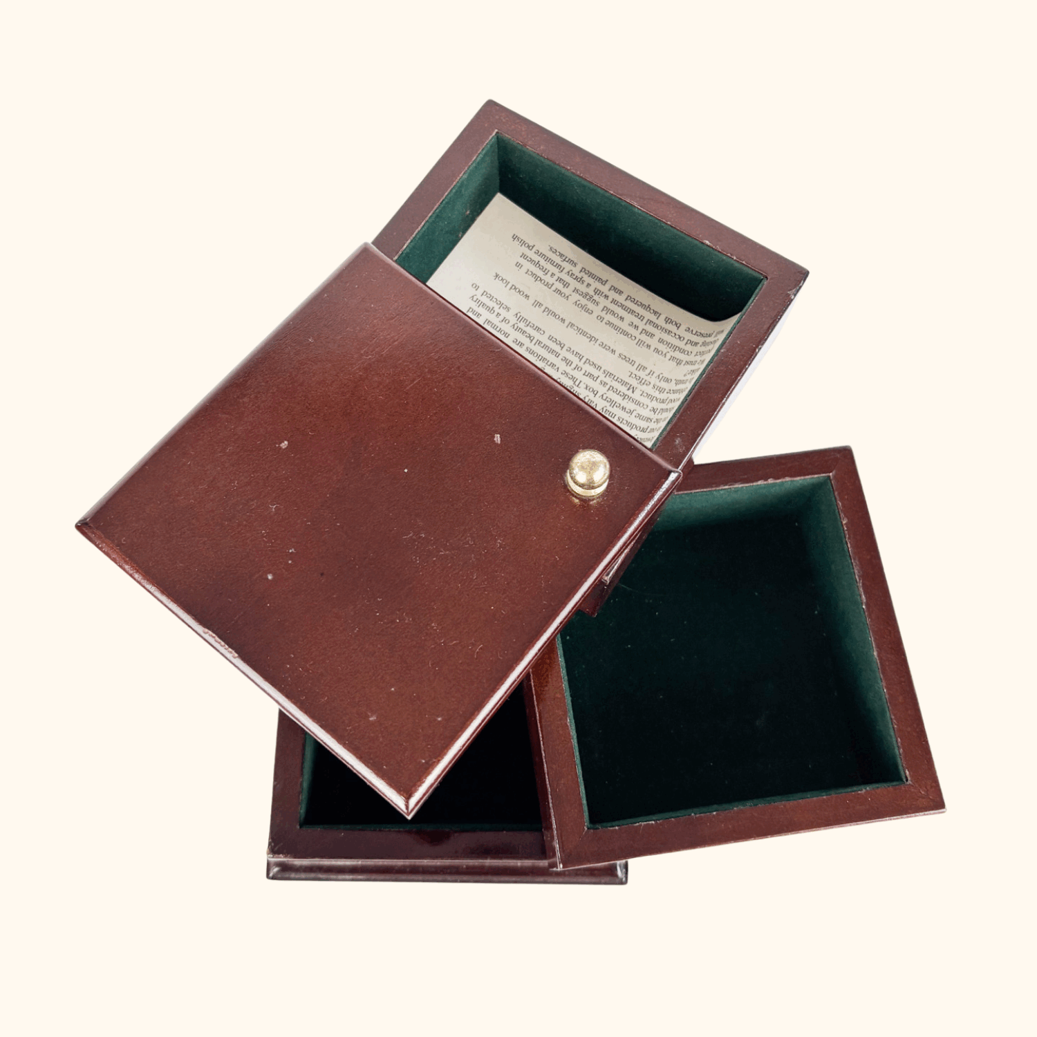 3-Tier Wood Swivel Jewellery Box Sunshine Thrift