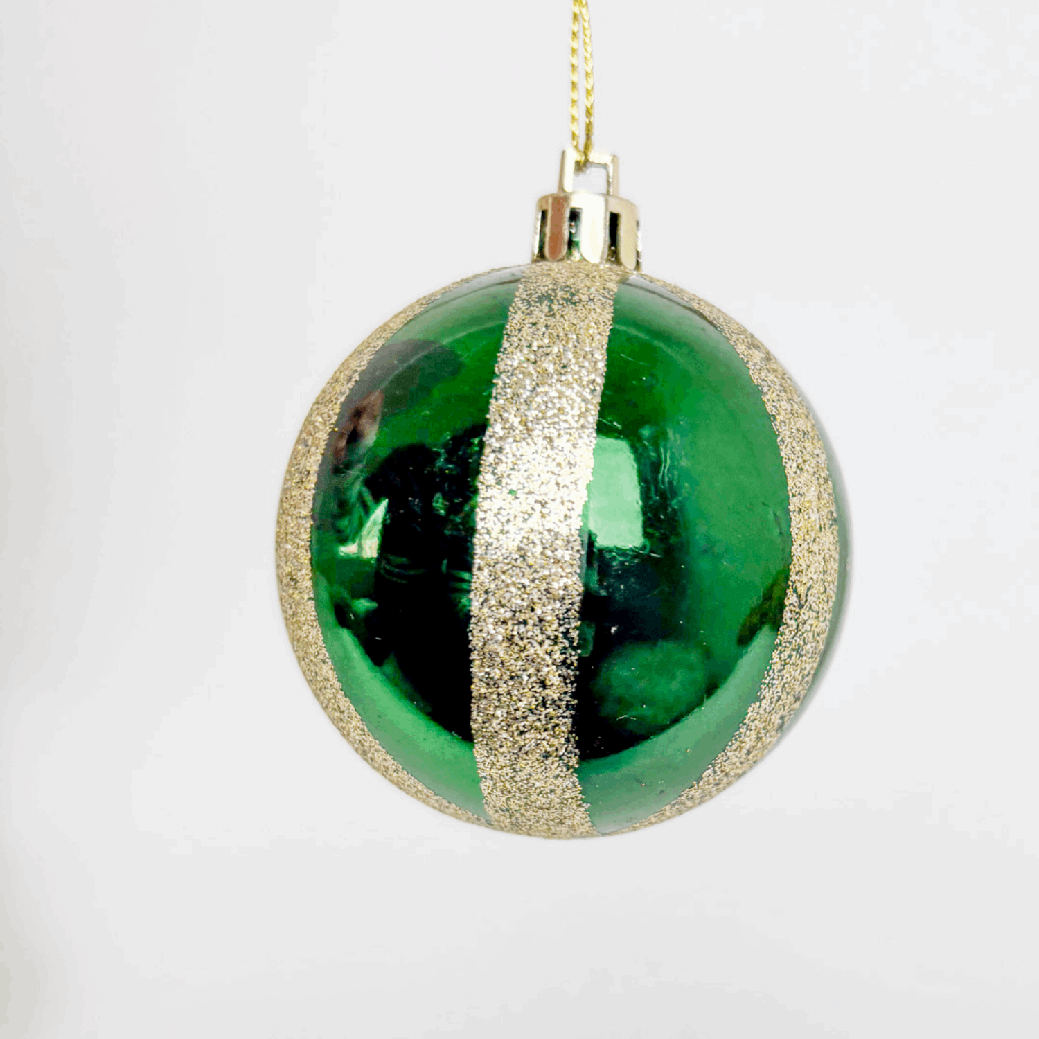 Green, Red and White Candy Cane Bauble Large Mixed Set of 19 Sunshine Thrift