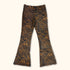 River Island Brown Zebra Print Flared Trousers - Size 10 -  - Jeans & Trousers