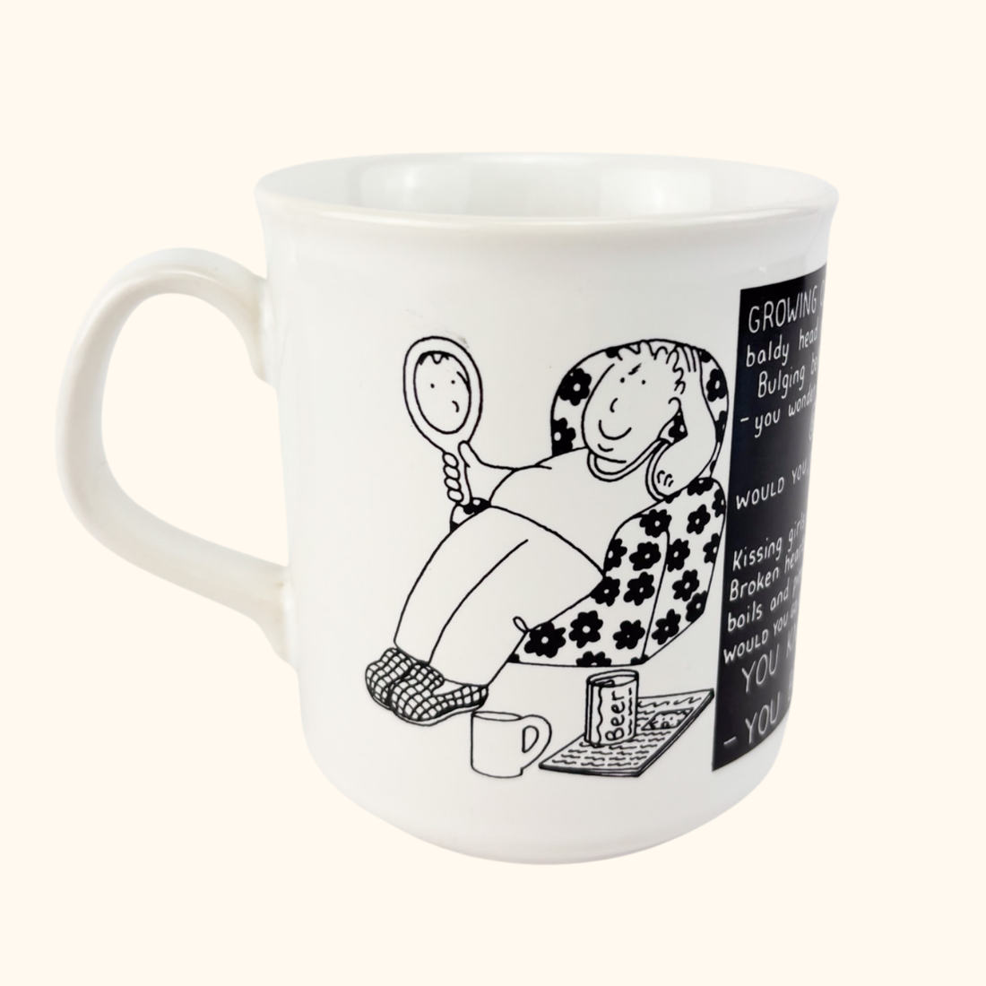 Rupert Fawcett Cartoon China Mug Ruppert Fawcett