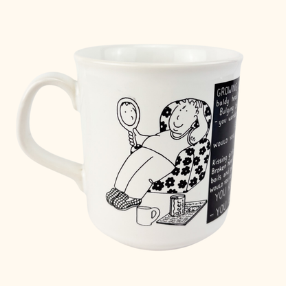 Rupert Fawcett Cartoon China Mug Ruppert Fawcett