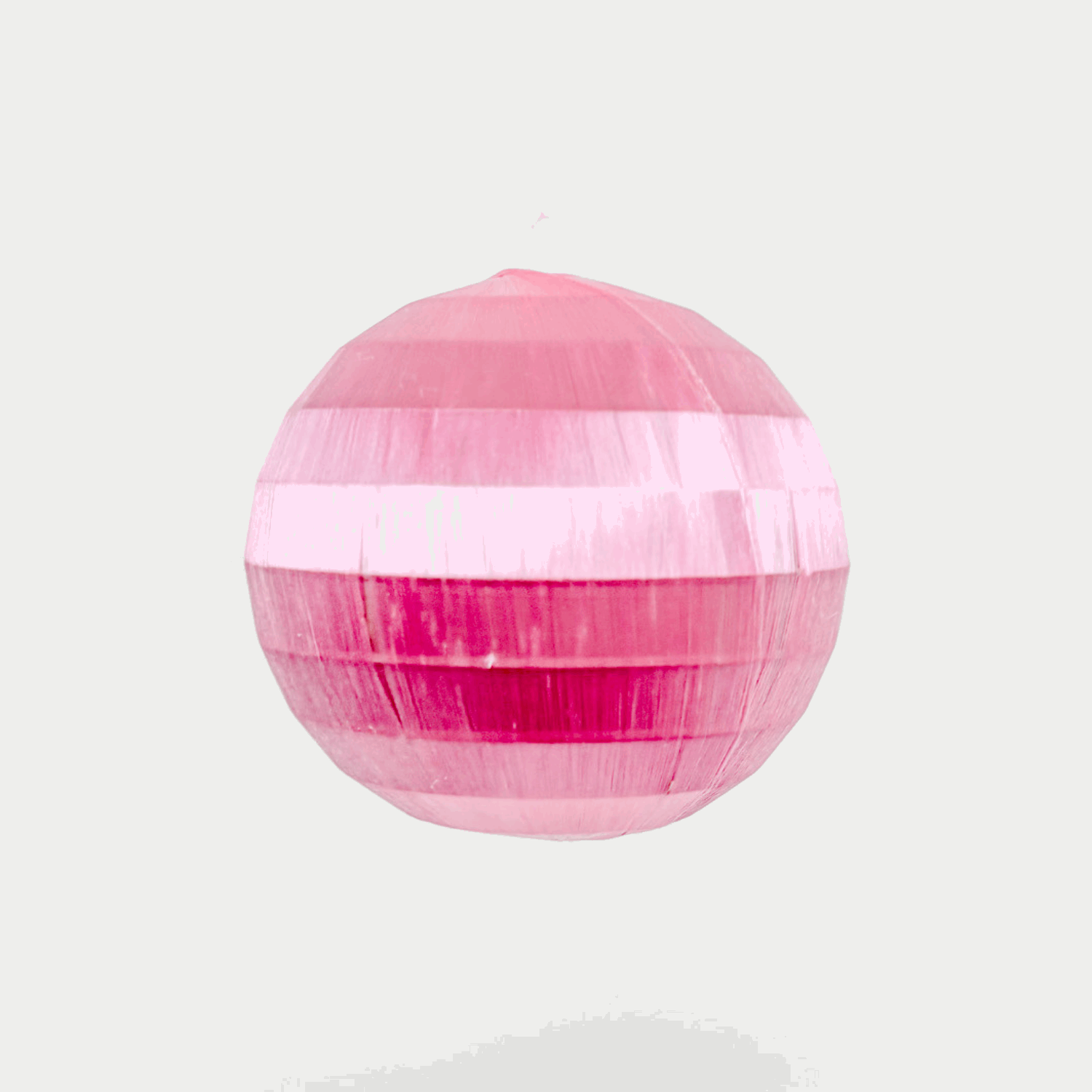 Vintage Woolworths Pink Silk Spun Baubles Set of 6 Woolworths