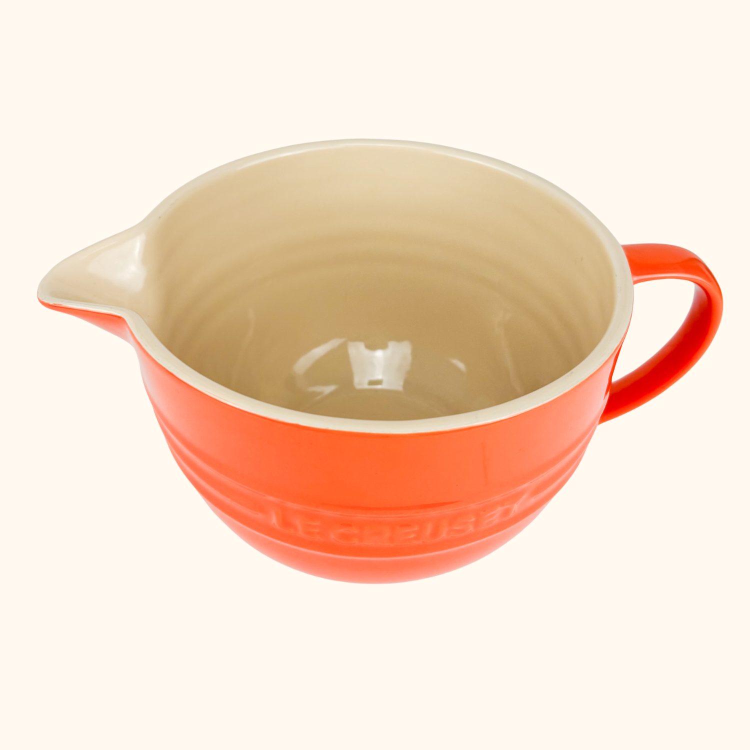 Le Creuset Stoneware Orange Batter Bowl 2L