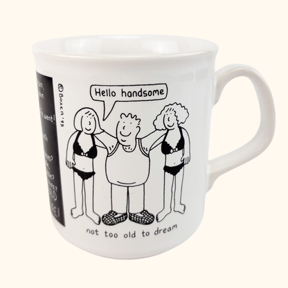 Rupert Fawcett Cartoon China Mug Ruppert Fawcett