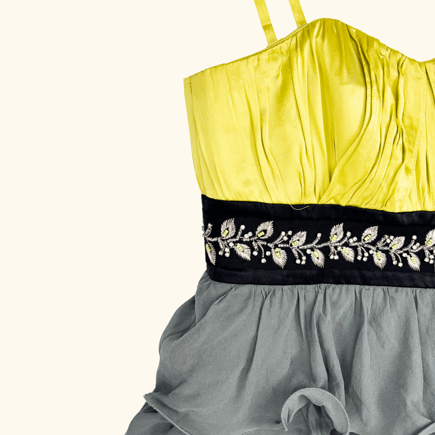 Monsoon 100% Silk Ruffle Tiered Dress - Size 8