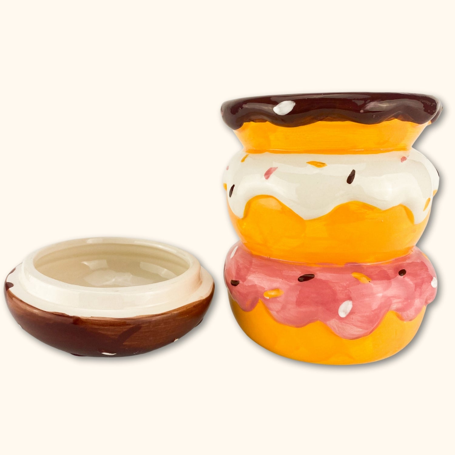 Colourful Doughnut Biscuit Jar -  - Kitchenware