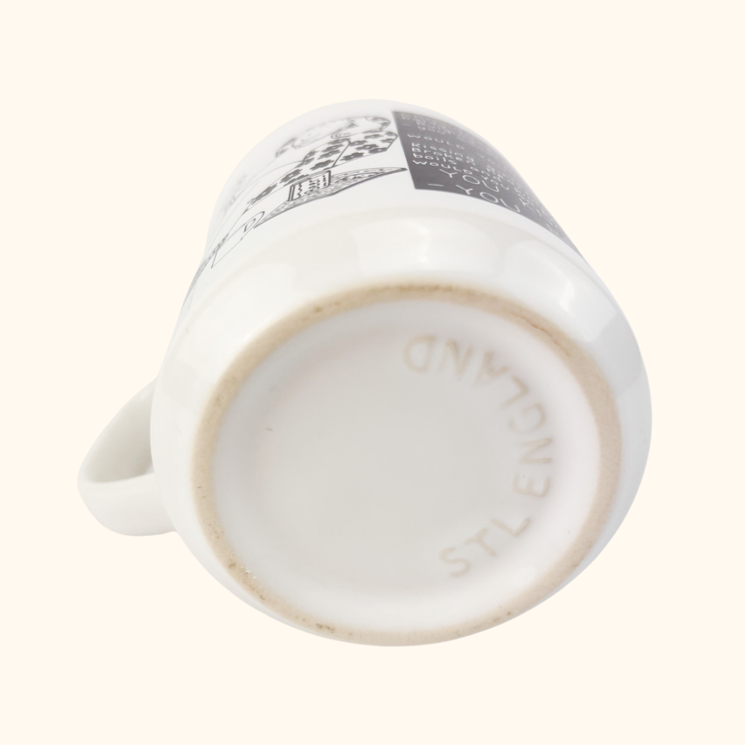 Rupert Fawcett Cartoon China Mug Ruppert Fawcett