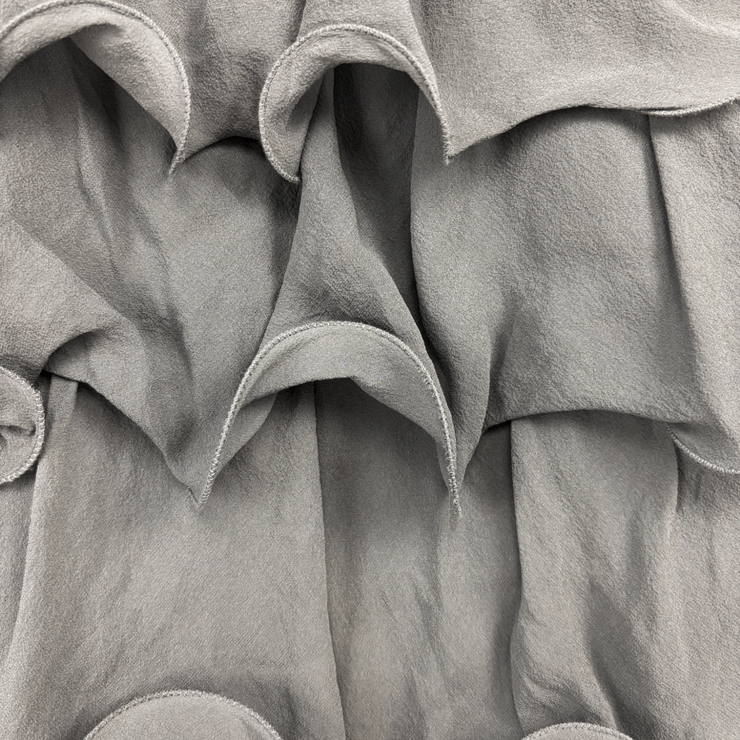 Monsoon 100% Silk Ruffle Tiered Dress - Size 8