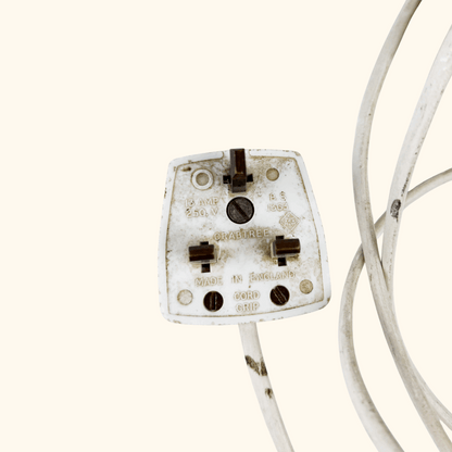 Vintage Green Geometric Ceramic Table Lamp Base Sunshine Thrift