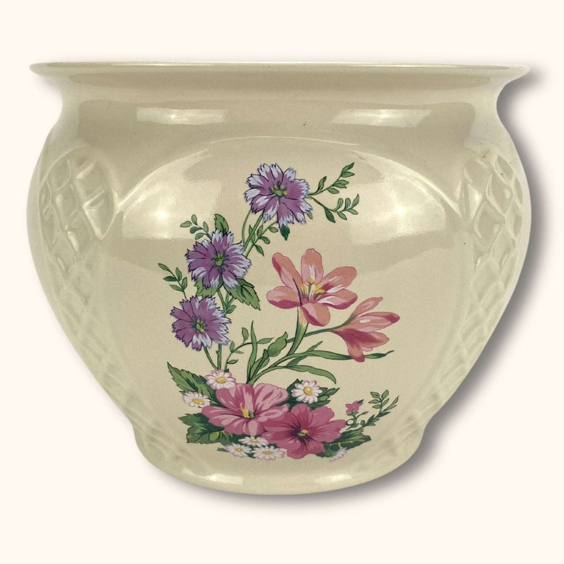 Royal Winton Floral Vintage Porcelain Plant Pot - Sunshine Thrift - Plant pots