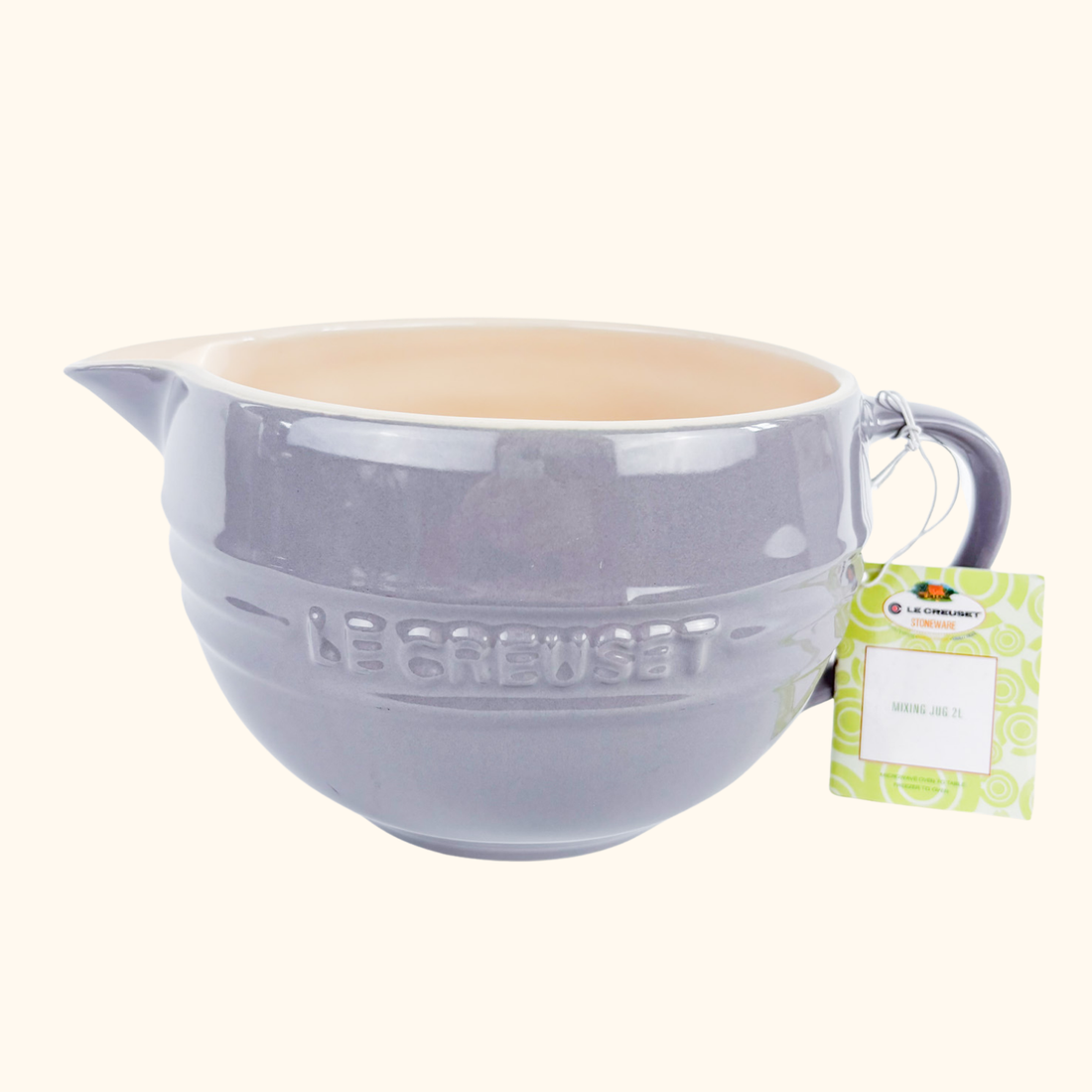 Le Creuset Stoneware Flint Grey Mixing Jug 2L Le Creuset